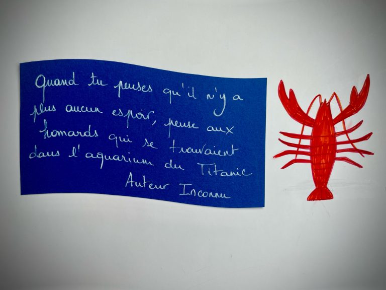La phrase qui me parle du 22 février 2024!