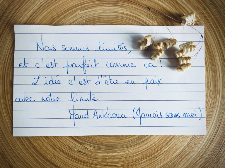 La phrase qui me parle du 13 mars 2024!