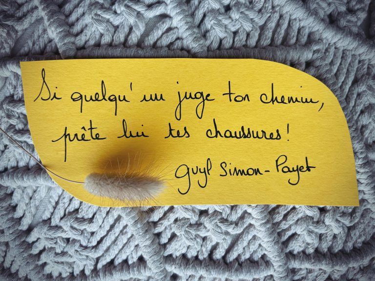 La phrase qui me parle du 11 mars 2024!