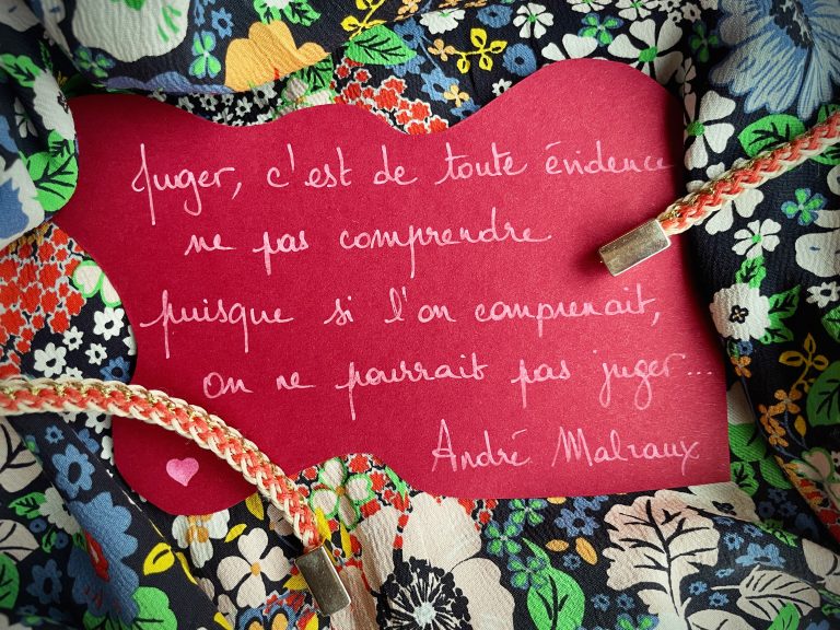 La phrase qui me parle du 9 avril 2024!