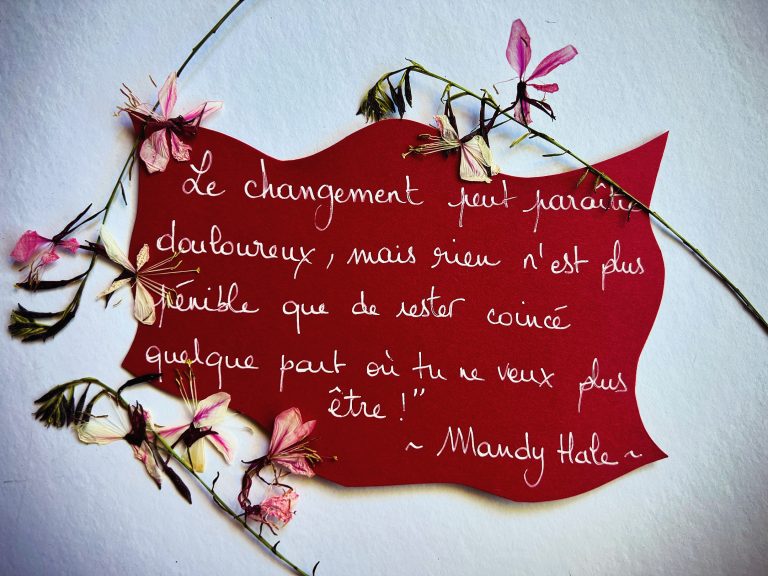 La phrase qui me parle du 27 août 2024!