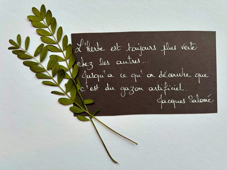 La phrase qui me parle du 5 septembre 2024
