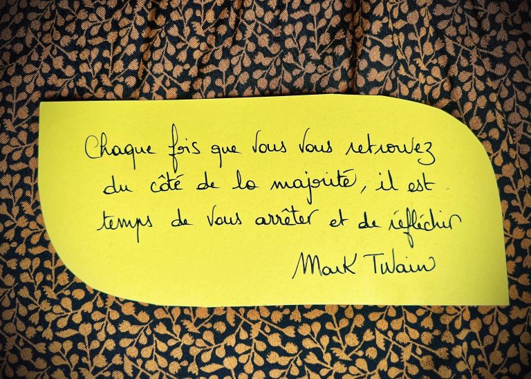La phrase qui me parle du 1 octobre 2024