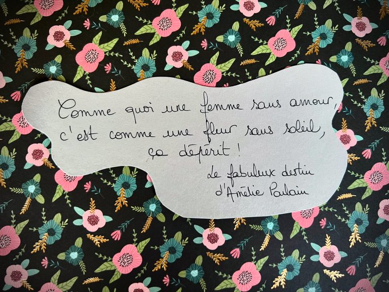 La phrase qui me parle du 5 novembre 2024!