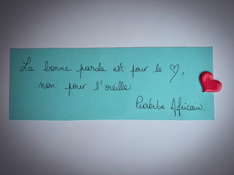 la phrase qui me parle du 10 janvier 2025