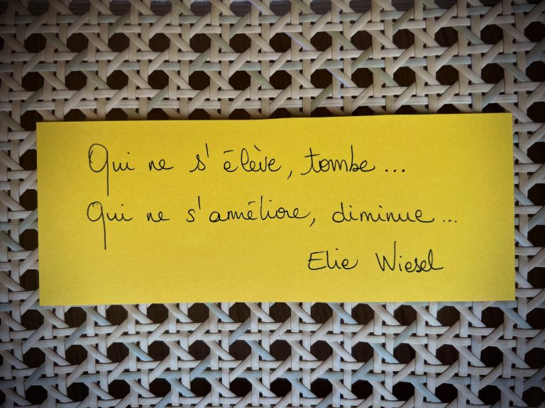 La phrase qui me parle du 11 fevrier 2025!