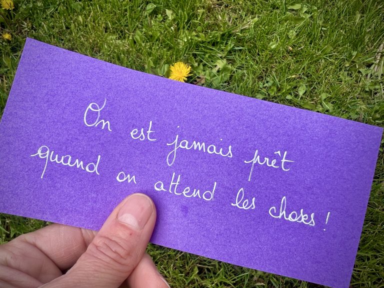 La phrase qui me parle du 24 avril 2025