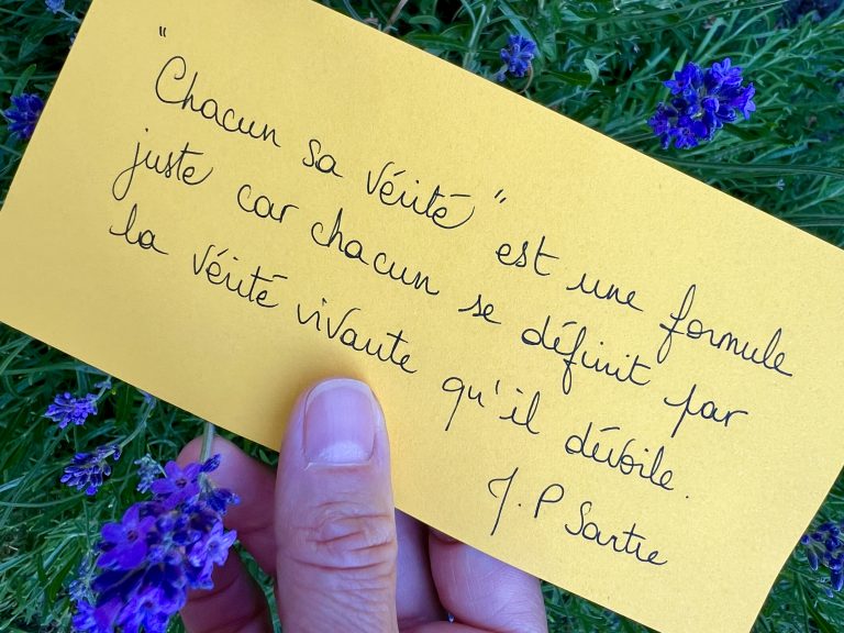 La phrase qui me parle du 24 juin